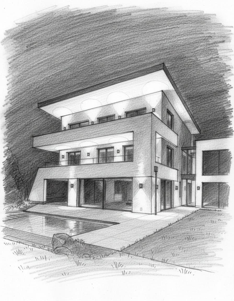 Villa II: Moderne Privatresidenz